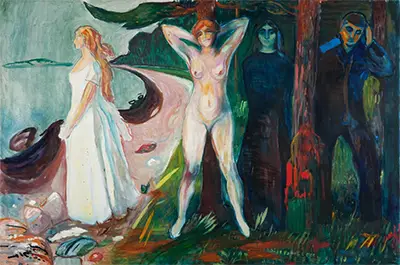 Die Frau in drei Stadien (Woman) Edvard Munch